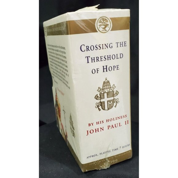 CROSSING THE THRESHOLD OF HOPE Pope John Paul II Catholic audiobook cassettes - Picture 3 of 3